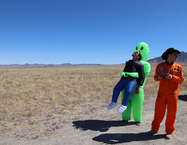 Illustration for article titled I 'Stormed' Area 51, Where Memes Abducted Reality